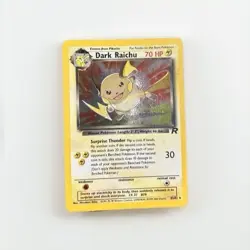 Pokemon Holo Secret Rare Card - Dark Raichu 83/82 (Team Rockets Set) - Image 1