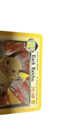 Pokemon Holo Secret Rare Card - Dark Raichu 83/82 (Team Rockets Set) - Image 2