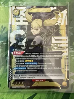 Kikoru Shinomiya UE12BT/KJ8-1-020 SR** Kaiju No. 8 Union Arena Card - Image 2
