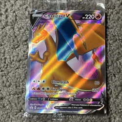 Charizard V SWSH050 - Sealed - Sword & Shield Promo Card Holo - Image 1