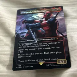 Near Mint x 1 Deadpool, Trading Card - Foil Secret Lair Drop Series - FOIL - Image 1