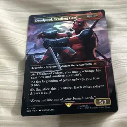 Near Mint x 1 Deadpool, Trading Card - Foil Secret Lair Drop Series - FOIL - Image 2
