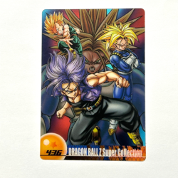 S3259 All Form Trunks Japanese Dragon Ball Z x Morinaga Clear Card 436 - Image 1