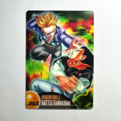S0012 Trunks vs Android 17 Japanese Dragon Ball x Morinaga Wafer Clear Card 353 - Image 1