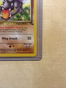 Pokemon TCG Aerodactyl Fossil Card 16/62 Unlimited Rare, LP - Image 2