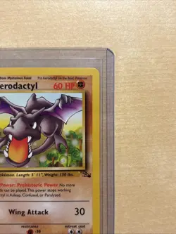 Pokemon TCG Aerodactyl Fossil Card 16/62 Unlimited Rare, LP - Image 3
