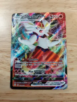 Cinderace Vmax 019/072 Shining Fates - NM Ultra Rare Full Art Pokemon Card - Image 1