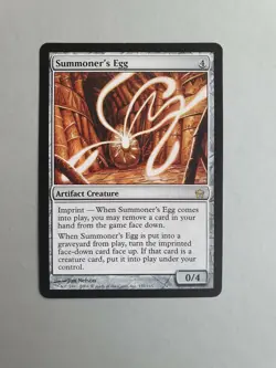 Summoner's Egg, MTG Fifth Dawn (2004) Rare Artifact VNM - Image 1