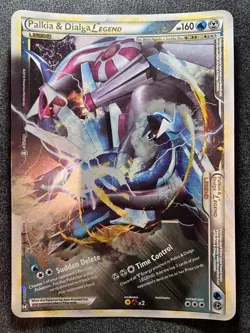 Jumbo Card Palkia & Dialga Legend 101/102 - 102/102 Holo Rare Pokemon Card NM/LP - Image 1