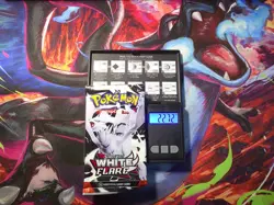 Very Heavy! 22.72g Pokemon TCG SV10.5 White Flare Booster Pack Sealed! - Image 1