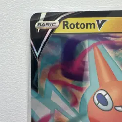 Pokemon TCG Rotom V SWSH257 Black Star Promo Ultra Holo Rare Full Art NM - Image 3