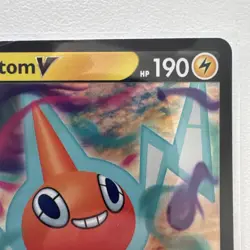 Pokemon TCG Rotom V SWSH257 Black Star Promo Ultra Holo Rare Full Art NM - Image 4