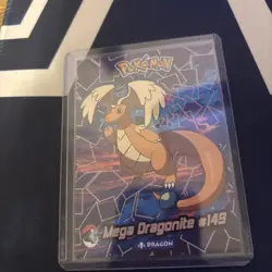 Crystal Card Collection- Mega Dragonite #149 HoloFoil Box Hit - NM - Image 1