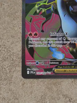 [ NM ] Mega Charizard X EX 109/094 Phantasmal Flames Full Art Pokemon Card - Image 4