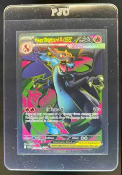 2025 Pokemon Phantasmal Flames PFL EN Mega Charizard X ex Ultra Rare #109/094 - Image 1