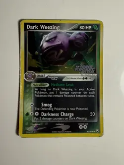 Pokemon Card Dark Weezing 42/109 - Reverse Holo - Team Rocket Returns (2004) - Image 4