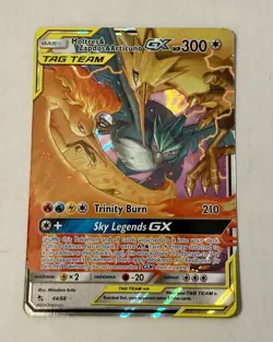 Moltres Zapdos and Articuno GX 44/68 Pokemon Hidden Fates - Image 1