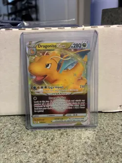 Dragonite VSTAR 050/078 Pokemon GO Extended Art Ultra Rare Holo Pokemon 2022 NM - Image 1