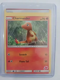 Pokemon TCG Charmander Miscut Error Card Charizard Stamped - Image 1