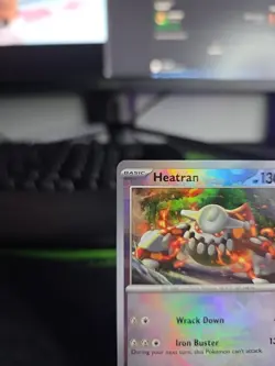 Pokemon TCG Heatran 68/131 SV:Prismatic Evolutions Masterball Reverse Holo NM/M - Image 2