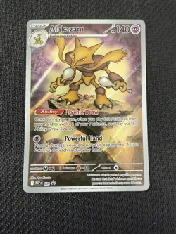 Alakazam MEP 009 Promo - Mega Evolution Pack - Pokemon TCG NM - Image 1