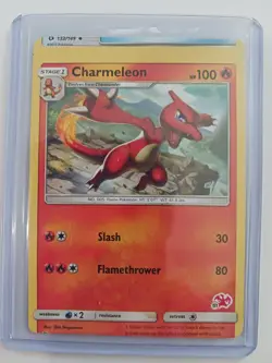 Pokemon TCG Charmeleon Miscut Error Card Charizard Stamped - Image 1