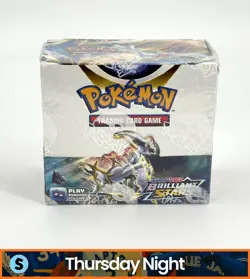POKEMON TCG SWORD & SHIELD BRILLIANT STARS SEALED BOOSTER BOX - Image 1