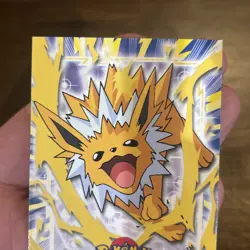2000 Topps Pokemon Series 3 #135 Jolteon TV Animation Edition Blue Vintage - Image 2