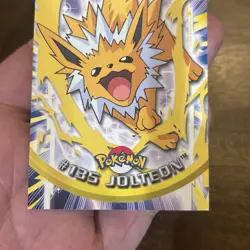 2000 Topps Pokemon Series 3 #135 Jolteon TV Animation Edition Blue Vintage - Image 3