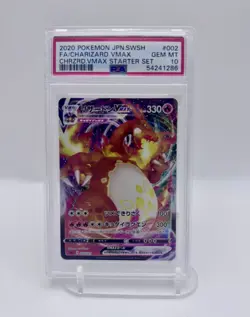 Charizard VMAX 2020 Japanese Pokemon Sword Shield Starter Set PSA 10 - Image 1