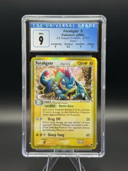 Pokemon Feraligatr EX Dragon Frontiers Holo Ultra Rare #2 CGC 9 Mint - Image 1
