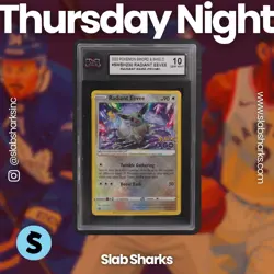 2019 POKEMON SWORD & SHIELD BLACK STAR PROMOS #SWSH230 RADIANT EEVEE KSA 10 - Image 1