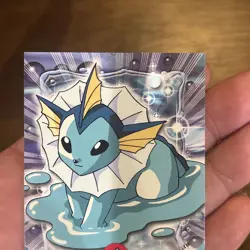 2000 Topps Pokemon TV Animation Edition Series 3 Non Holo #134 Vaporeon - Image 2