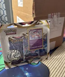 Pokemon TCG Sword and Shield Astral Radiance - Sylveon - 3 Booster Blister Packs - Image 2