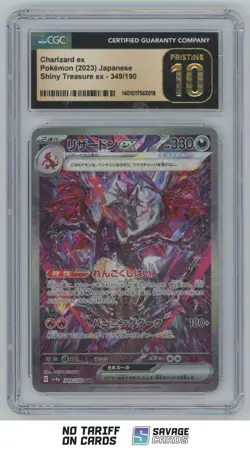 2023 Pokemon JP Shiny Treasure ex Charizard ex CGC 10 #349/190 - Image 1