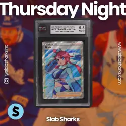 2021 POKEMON SWORD & SHIELD SHINING FATES #072/072 SKYLA FULL ART KSA 9.5 - Image 1