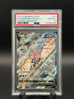 Pokemon Origin Forme Palkia V Astral Radiance Full Alt Art #167 PSA 10 Gem Mint - Image 1