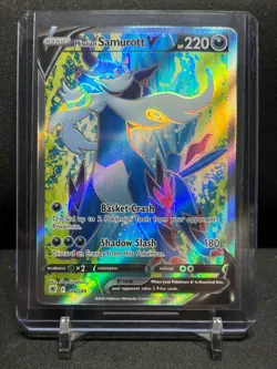 Hisuian Samurott V 176/189 Ultra Rare Holo Pokemon 2022 Astral Radiance NM - Image 1