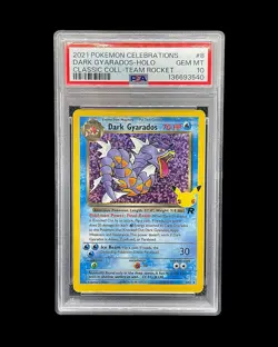 Dark Gyarados 8/82 Celebrations: Classic Collection Holo PSA 10 - Image 1