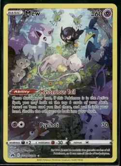 2023 Pokemon Sword & Shield Crown Zenith Mew Galarian Gallery GG10/GG70 - Image 1
