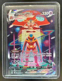 2023 Pokemon Sword & Shield Crown Zenith Deoxys VMAX Galarian Gallery #GG45/GG70 - Image 1