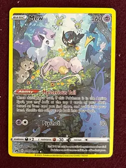 2023 Pokemon Sword & Shield Crown Zenith Mew Galarian Gallery #GG10/GG70 - Image 1