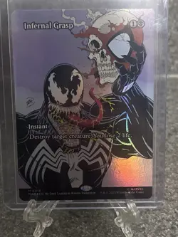 Magic The Gathering Spider-Man - Infernal Grasp (Borderless) Foil - M 0018 - Image 1