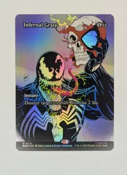Infernal Grasp (Borderless Foil) Marvel Universe Eternal-Legal Foil Spider-Man - Image 1
