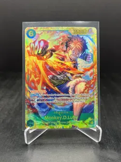 2025 One Piece Carrying On His Will Monkey D. Luffy Secret Rare #OP13-118 (A) - Image 1