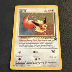 Pokemon Eevee Wizards Black Star Promo 11 Holo NM - Image 1