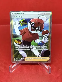Pokemon TCG - Ball Guy 065/072 - Shining Fates Ultra Rare Full Art Holo - NM - Image 2