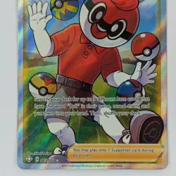 Ball Guy 065/072 Shining Fates NM Full Art Trainer Pokemon TCG Card Ultra Rare - Image 3