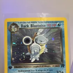 Pokemon TCG Dark Blastoise 3/82 Team Rocket Holo Rare Unlimited 70 HP Card - Image 5
