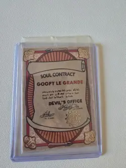 Carte CUPHEAD Out Of The Cards - Rare Ultra Rare Concept Special Contract - Image 2